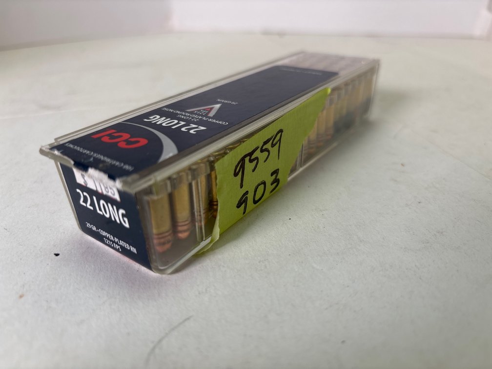 CCI .22 Long Rimfire Ammunition