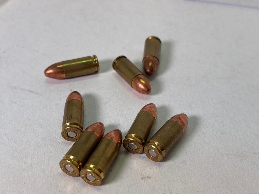 G.F.L. 9mm Luger Ammunition only 8