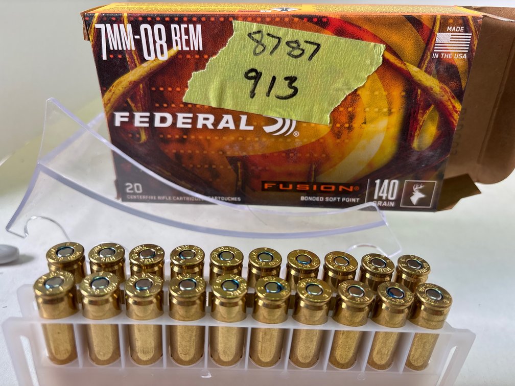 Federal Fusion 7mm-08 Rem 140 Grain Rifle Ammunition