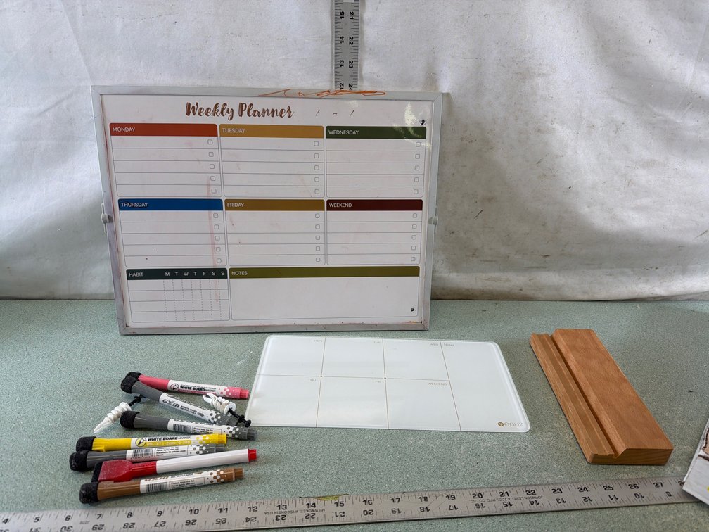 Weekly Planner Dry Erase Board