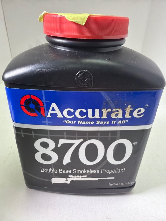 Accurate 8700 Double Base Smokeless Propellant, 1 lb