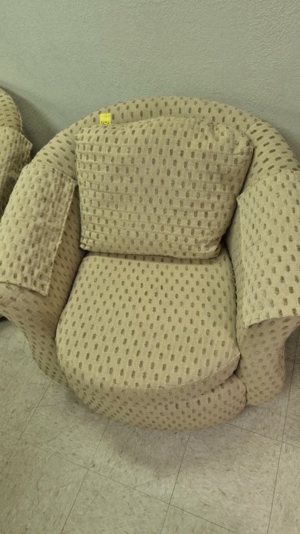 Flexsteel Upholstered Barrel Armchair