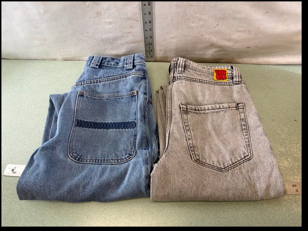 Wide Leg Denim Jeans