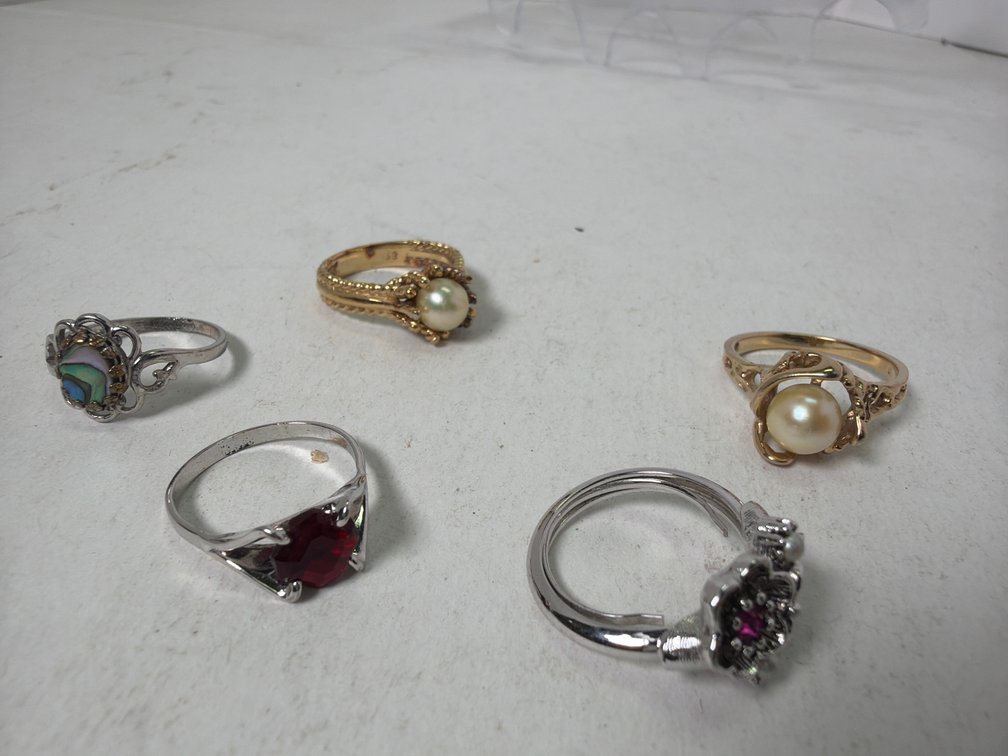 Gold-Tone and Silver-Tone Fashion Rings