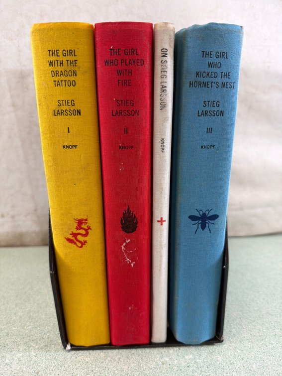 Knopf Stieg Larsson The Millennium Trilogy Hardcover Slipcase Set