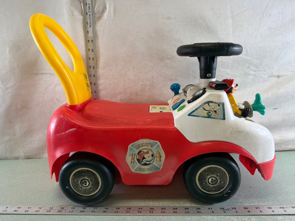 Mickey's Fire Dept. Ride-On Toy