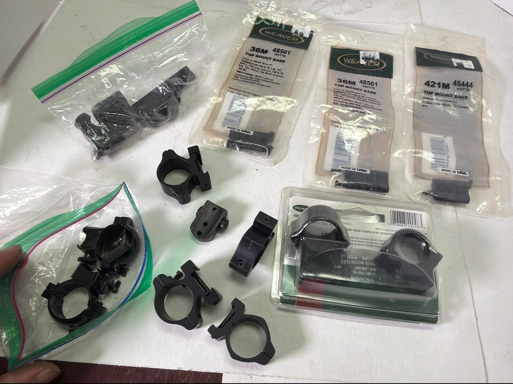 Rifle Scope Mount Base and Ring Hardware