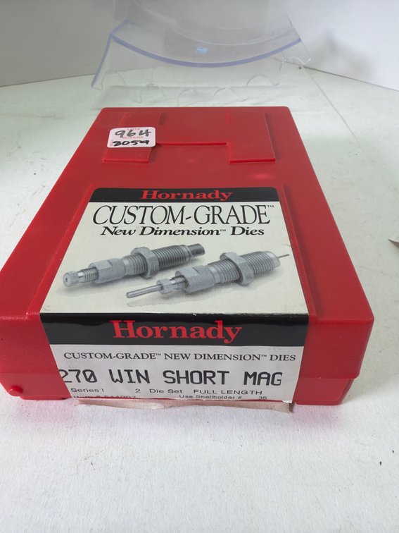 Hornady Custom-Grade New Dimension 270 Win Short Mag Die Set