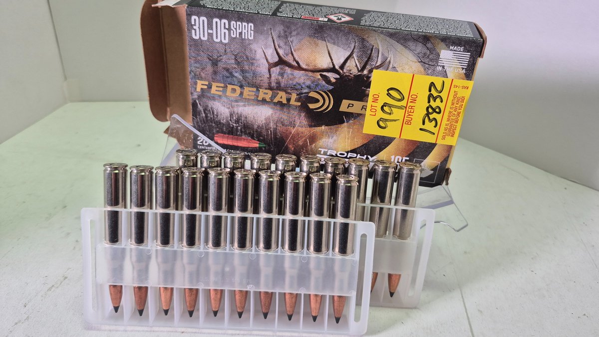 Federal Premium 30-06 SPRG Trophy Copper 165 Grain Ammunition