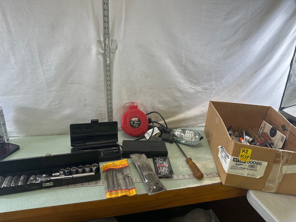 Hand Tool and Cord Reel Work Light Group
