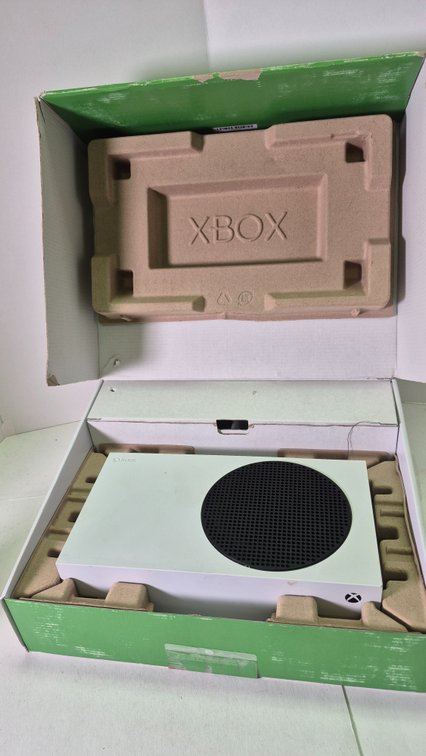 Xbox series S Game Console, Game Disc, and Sticker