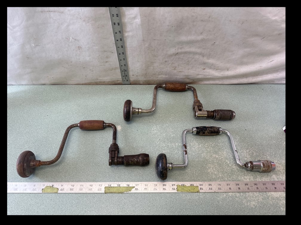 Hand Brace Drill and Speed Handle Wrench