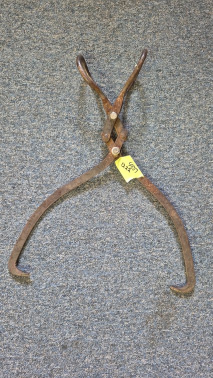 Forged Metal Log Tongs