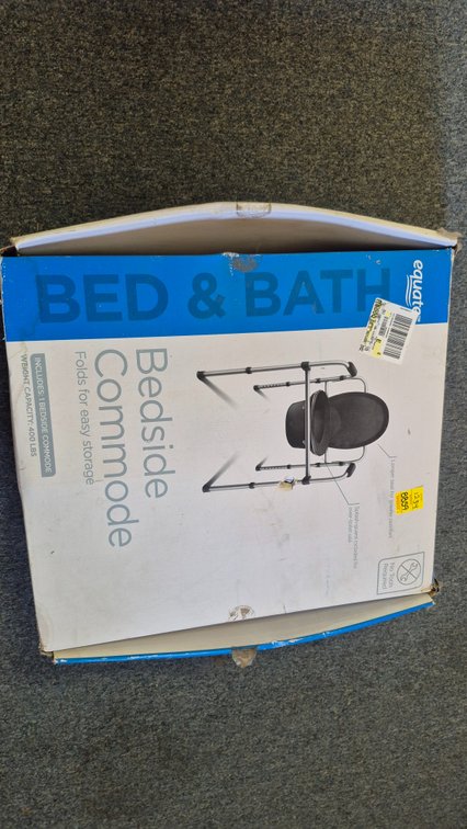 Equate Folding Bedside Commode