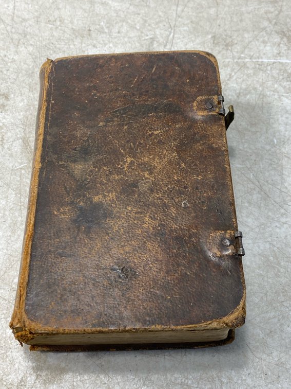 1813 The Christians' Duty Hymn Book with Metal Clasp