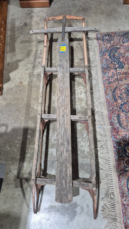Flexible Flyer Wood and Metal Runner Sled