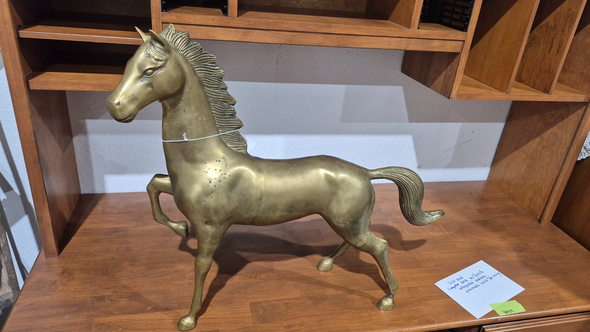 Cast Brass Horse Figurine