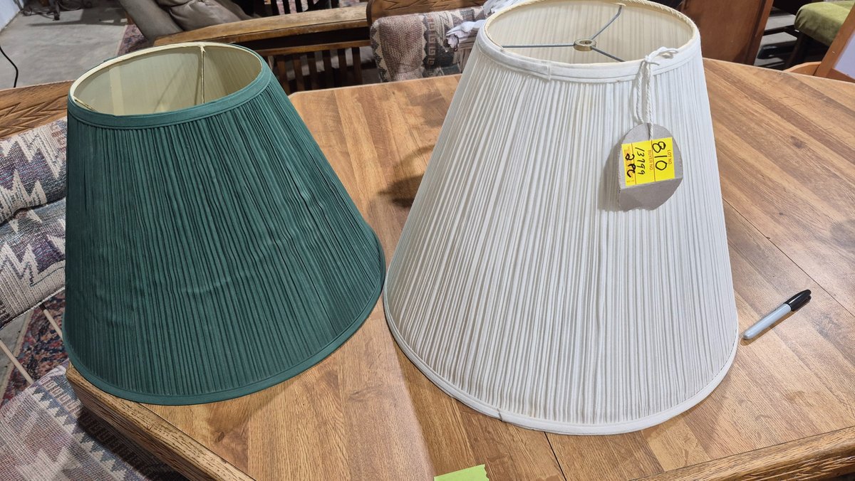 Pleated Fabric Lampshade