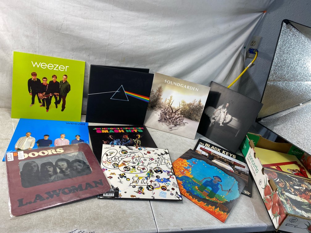 Rock and Pop Vinyl LP Record Collection