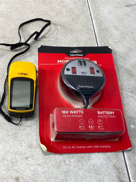 Handheld GPS and Power Inverter