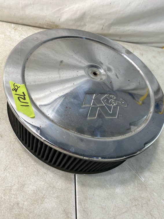 K&N Round Chrome Air Cleaner Assembly
