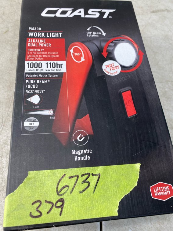Coast PM300 Magnetic Work Light