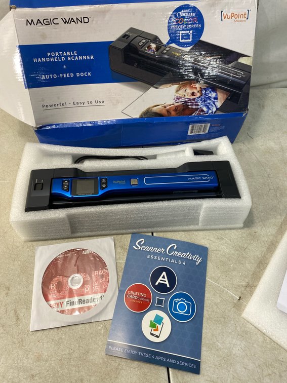 VuPoint Magic Wand Handheld Scanner and Dock