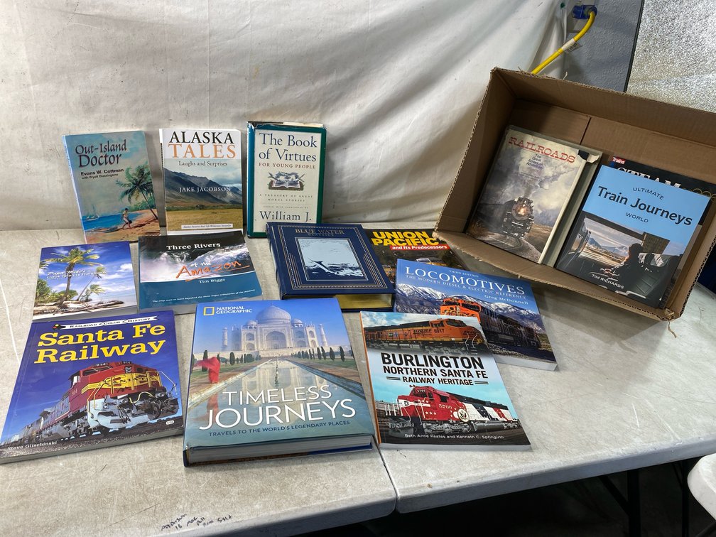 Train, Travel, and Non-Fiction Book Collection