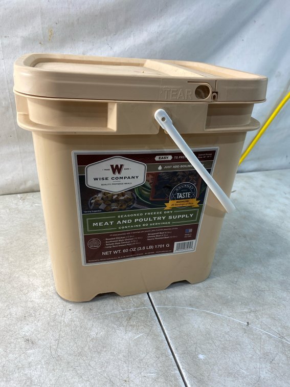 Wise Company Seasoned Freeze Dry Meat and Poultry Supply