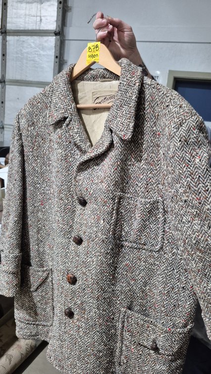 Sportswear Herringbone Tweed Coat