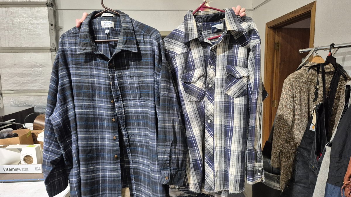 Men's Long-Sleeve Plaid Shirts