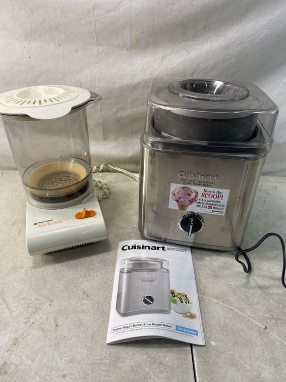 Popcorn Maker and Ice Cream Maker