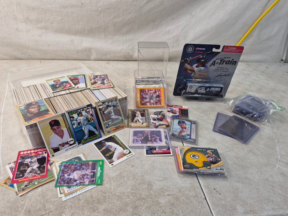 Sports Trading Cards and Adrian Beltre Promotional Train