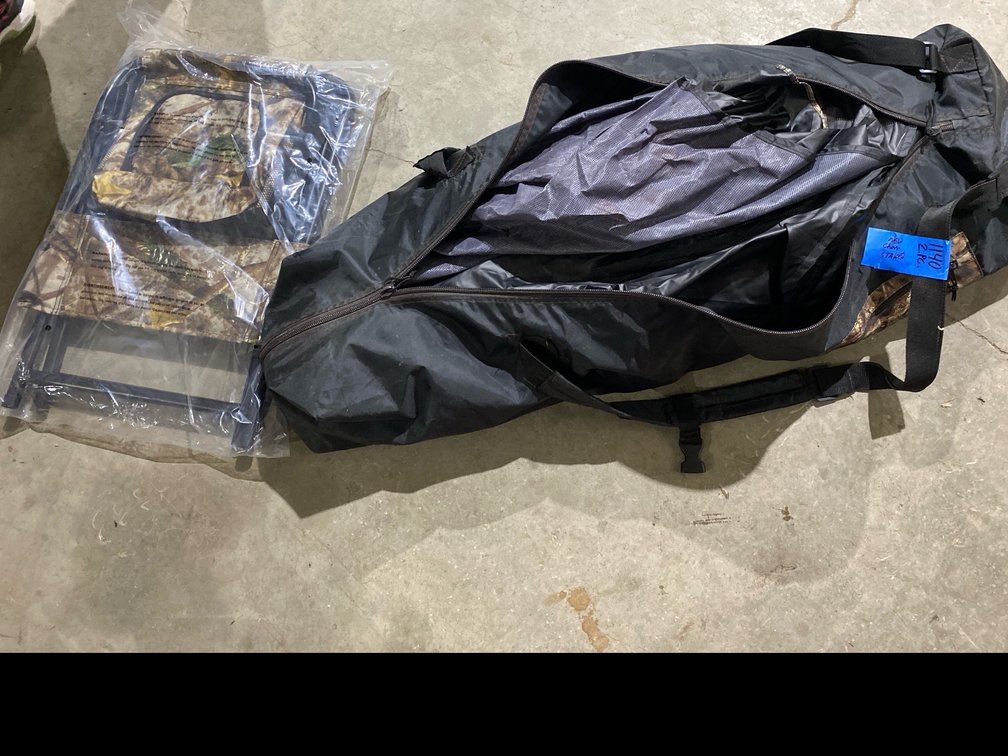Hunting Ground Blind and Folding Camp Chair