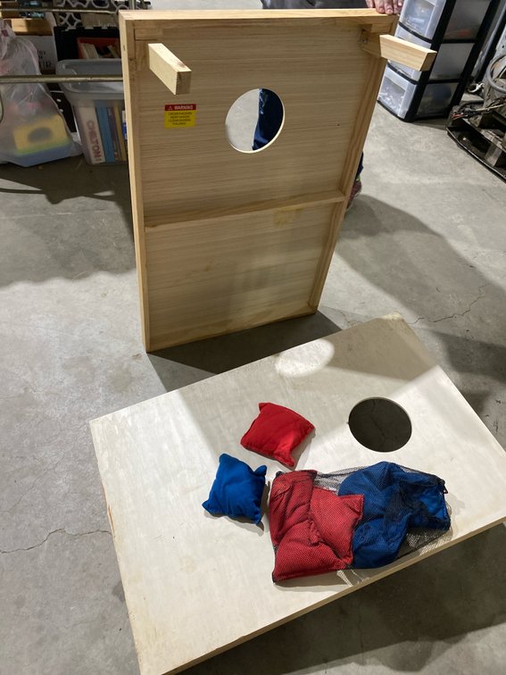 Wooden Cornhole Game Set