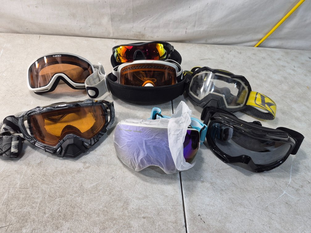 Snow Goggles, Sunglasses, and Case