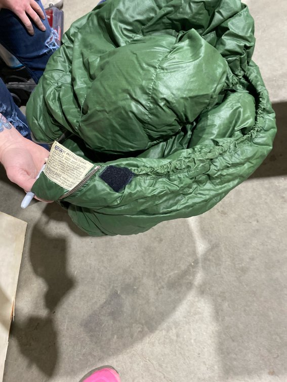 REI Green Down Sleeping Bag
