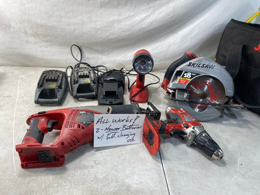 Skil 18V Cordless Power Tool Set