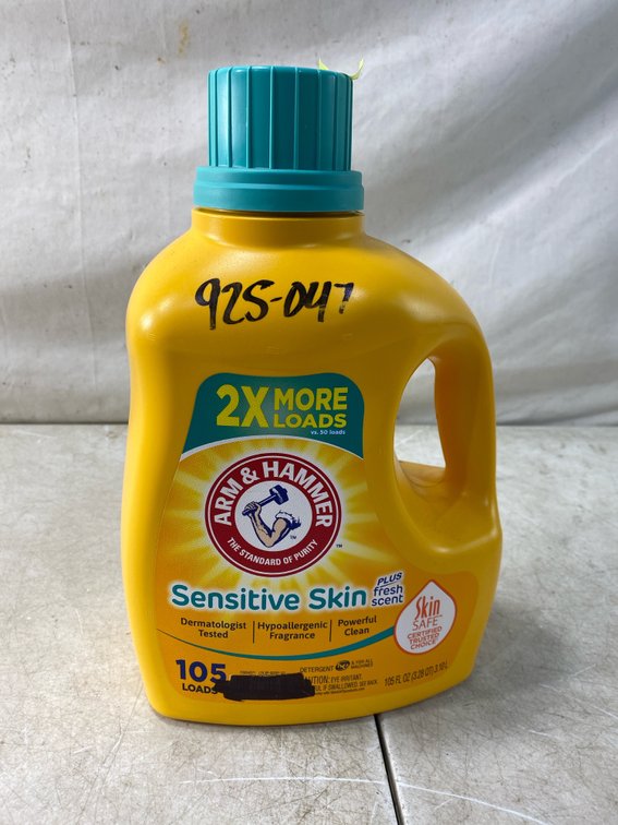 Arm & Hammer Sensitive Skin Liquid Laundry Detergent