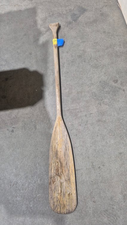 Wooden Canoe Paddle
