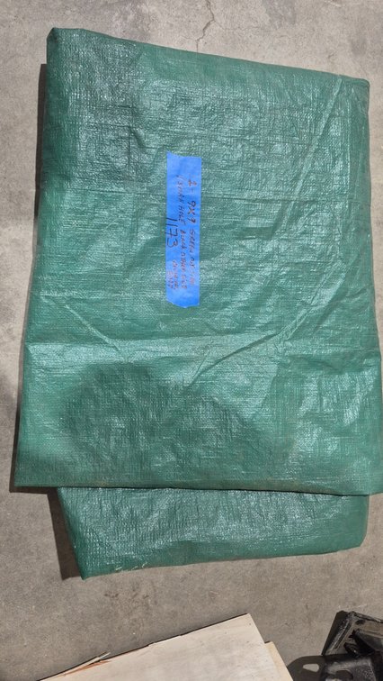 Green Woven Poly Tarp