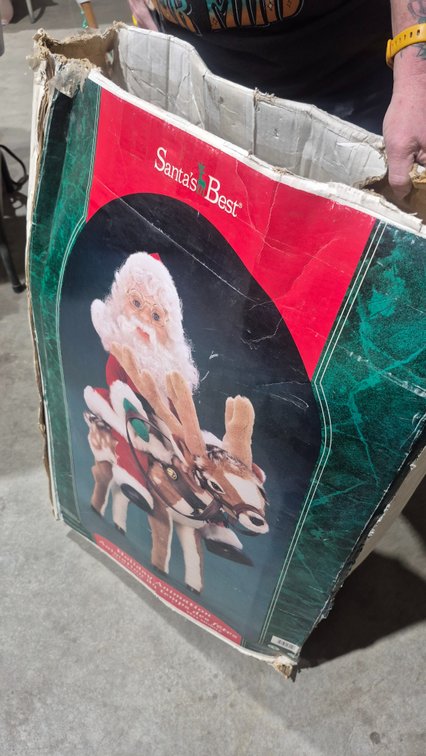 Santa's Best Holiday Animation Santa Riding Reindeer