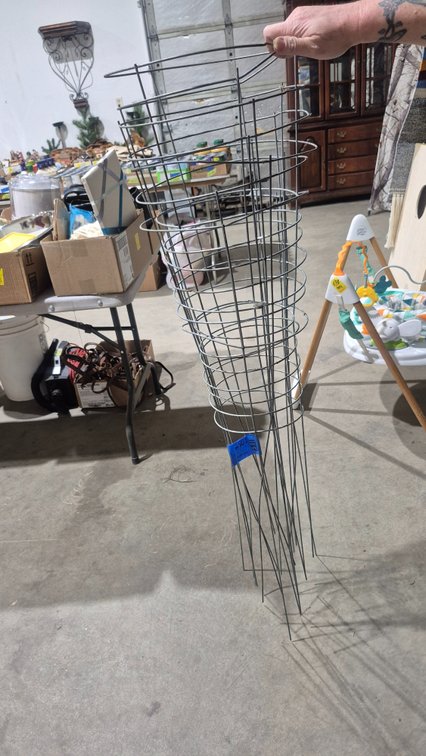 Galvanized Wire Tomato Plant Support Cage