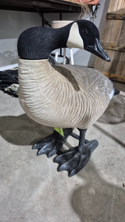 Canada Goose Decoy with Foot Base