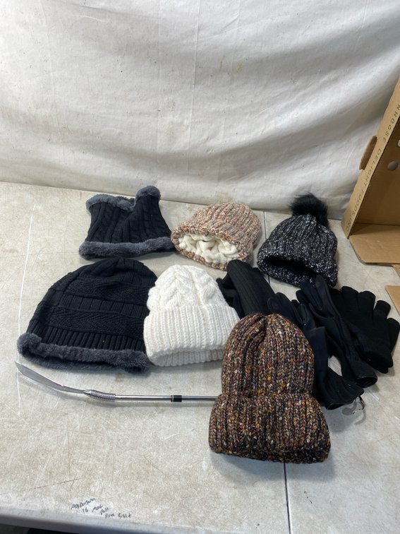 Winter Knit Accessories and Flexible Reach Tool
