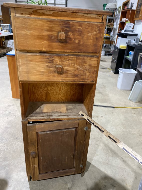 Solid Wood Storage Cabinet