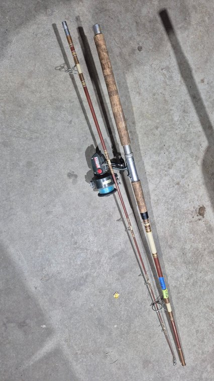 Two-Piece Fishing Rod with Match 570 Spinning Reel