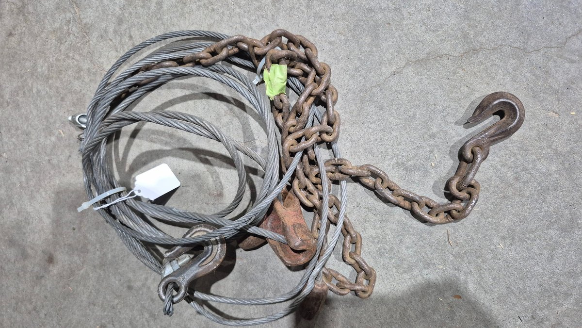 Steel Wire Rope Cable and Chain with Hooks