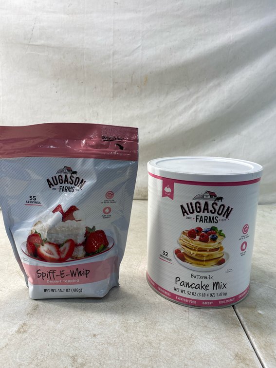 Augason Farms Pancake Mix and Dessert Topping