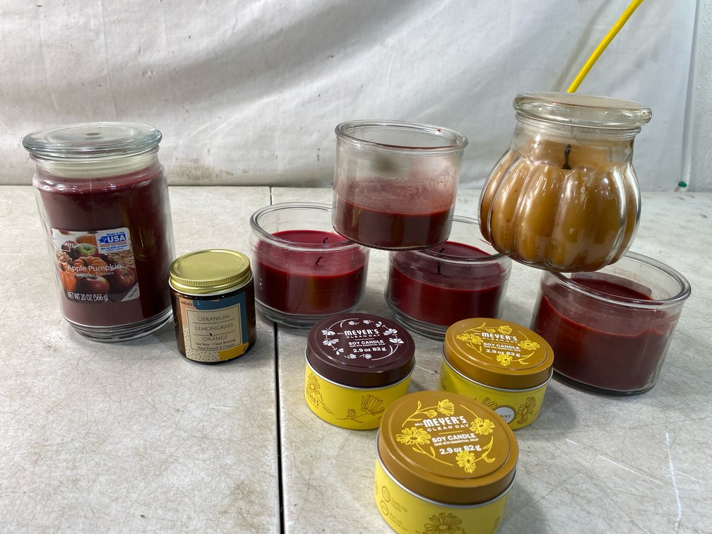 Scented Jar and Tin Candles